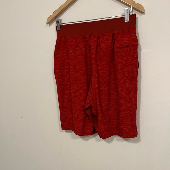 Lululemon Mens T.H.E. Short *Linerless 9" Heather Allover Solar Orange NWT S - Picture 12 of 15